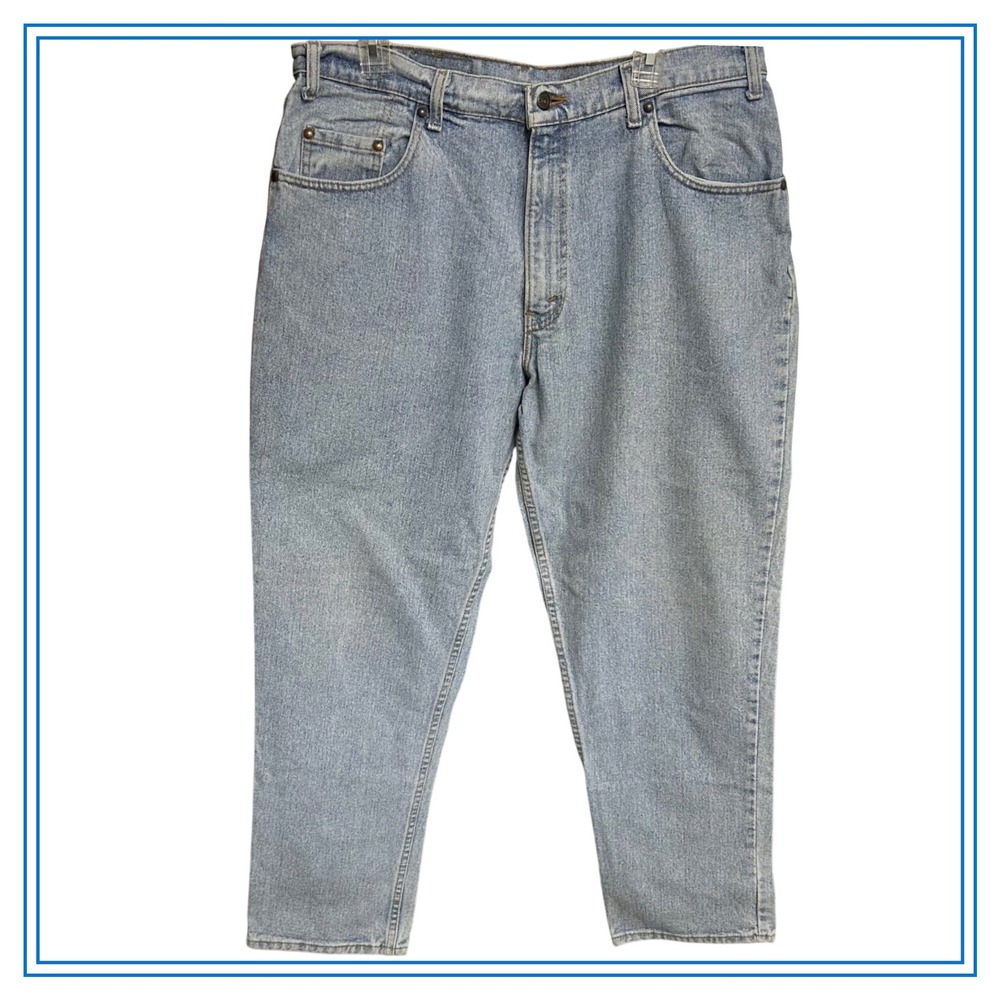 Vintage‎ Levi Strauss 545 Jeans W38 L30 Light Wash Loose Fit Denim Pants
